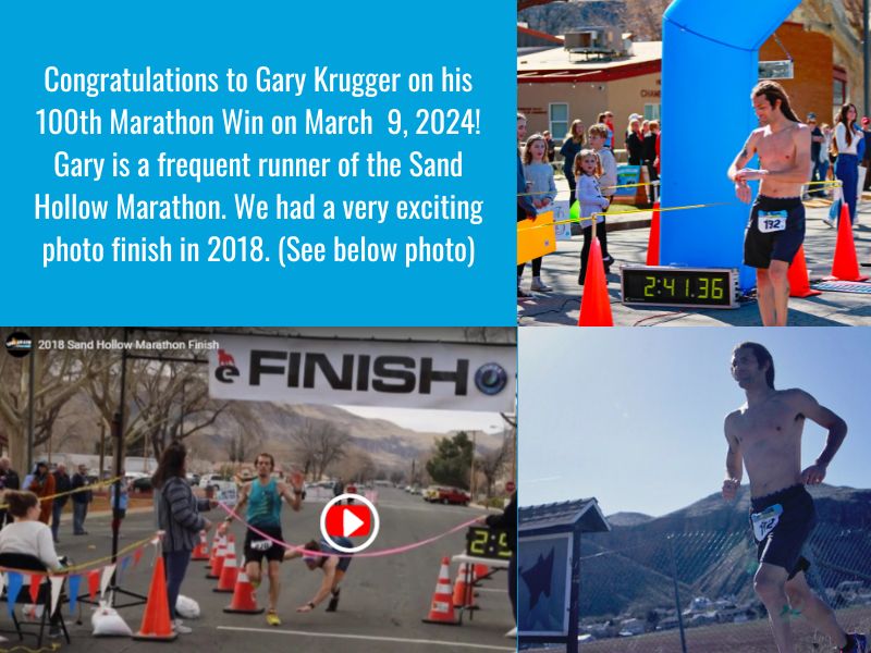 Sand Hollow Marathon Gary Krugger